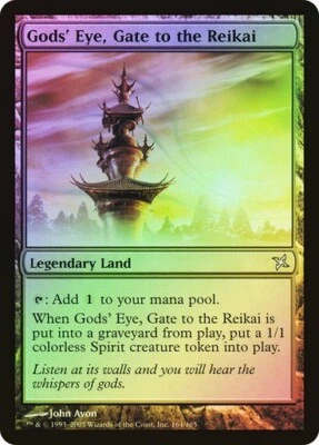Betrayers of Kamigawa  MTG  Foil  Gods' Eye, Gate to the Reikai   Magic - Image 1 of 2