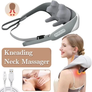 Shiatsu Back Shoulder Neck Massager with Heat, Electric Deep Tissue 6D Kneading - Picture 1 of 14