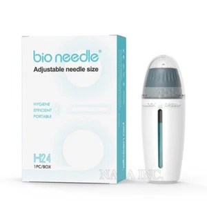 Derma Stamp Adjustable Titanium 24 Pins Skin Rejuvenation Scars Wrinkles Removal - Picture 1 of 12