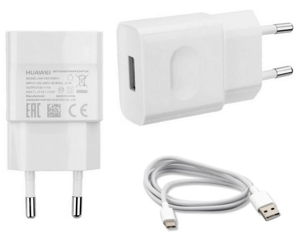 Original Huawei Ladegerät für Huawei P9 G9 P10 P20 P30 Lite Pro Honor Ladekabel - Bild 1 von 1