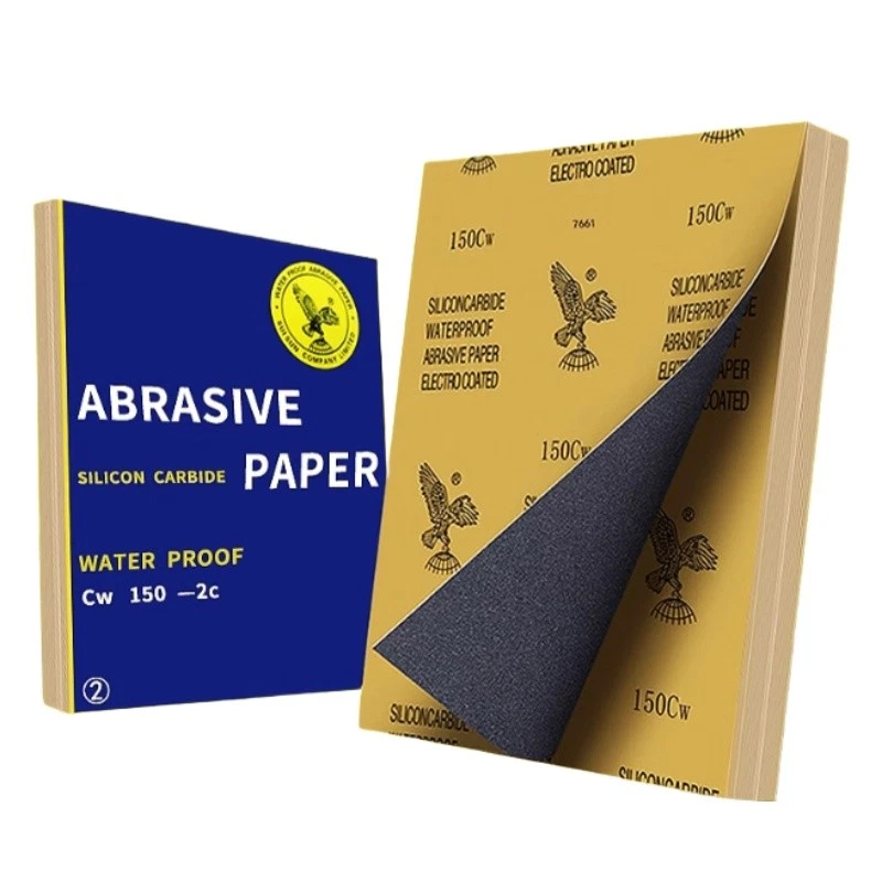 150 Grit Silicon Wet/Dry Sandpaper 9 x 11 in Sheets Lot of  20 Units - Image 1 of 4