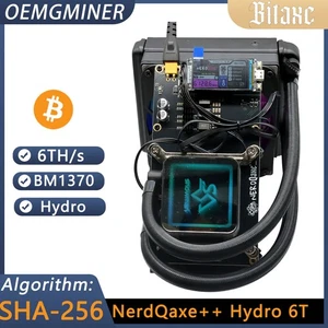 Neu NerdQaxe ++ Hydro Rev 6.1 6T 100W BTC Miner 2.4G WiFi 16.5 J/TH Asic Miner - Bild 1 von 6