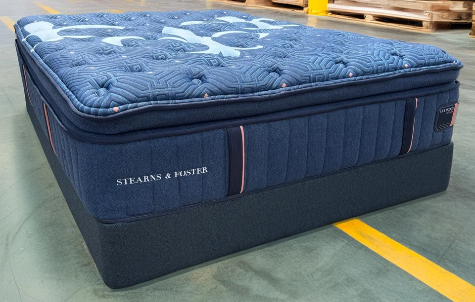 Stearns & Foster Lux Estate Elite Medium Pillow Top Queen Mattress.  Big Savings - Image 1 of 1