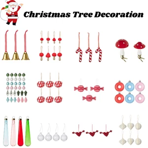 IKEA VINTERFINT Christmas Tree Decoration Modern Multicolor Christmas Baubles - Picture 1 of 25