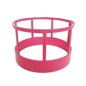 1/16 Little Buster Toys Pink Metal Round Bale Hay Feeder 500214 - Picture 1 of 2