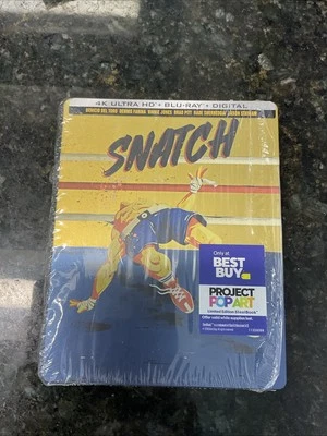 Snatch Steelbook (Ultra HD, 2000) Limited Edition Best Buy Rare! No Digital Copy - Image 1 of 2