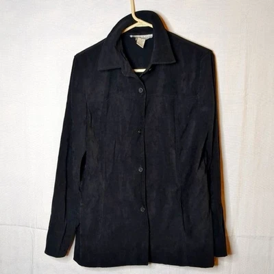 Norton Velour Button Up Jacket Women's Size 8 - Image 1 of 4