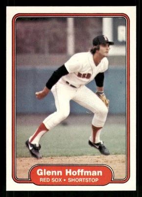 1982 Fleer Glenn Hoffman #296 Boston Red Sox - Image 1 of 2
