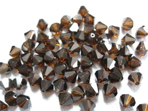 Mocca Swarovski Cristallo Bicono 8mm - Foto 1 di 3