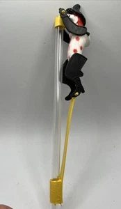 Vintage Climbing Witch Figure Plastic Toy Empty Candy Container - Picture 1 of 9