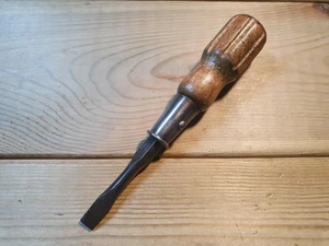 Vintage Footprint Military 1955 Schraubendreher Holzbearbeitung alte Handwerkzeuge Tischlerei - Bild 1 von 5
