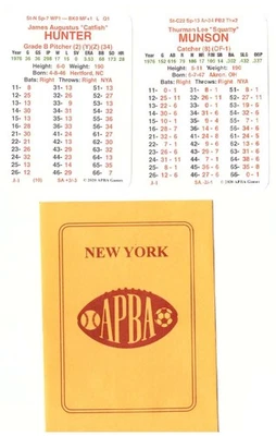 Subcampeón de la Serie Mundial de la APBA 1976 - Conjunto del equipo de los Yankees de Nueva York Foto 1 de 2