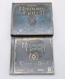 Baldur’s Gate II Shadows of Amn + Throne of Bhaal PC Spiel Bioware Black Isle - Bild 1 von 2