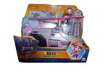 NEW Paw Patrol The Movie Skye Deluxe Vehicle with Pup Figure Toy Nickelodeon