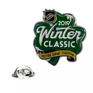 JF Sports 2019 Winter Classic Notre Dame Stadium NHL Official Lapel Pin - Bild 1 von 1