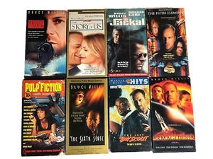 VHS Bruce Willis Lot (8) Preowned - Picture 1 of 2