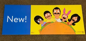 The Bob's Burgers Movie Store Display Sign Poster Promo 30x12 NEW! SLICK ! - Picture 1 of 1