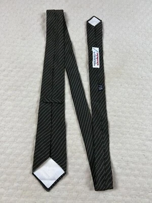 Vitaliano Pancaldi Chevron Stripe Tie Skinny Vintage Alandales | 2.75"W 56"L - image 1 of 4