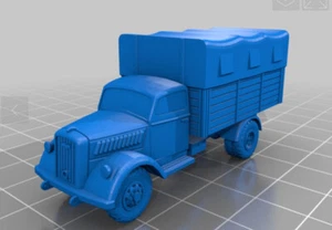 15mm/1:100th Resin WW2 German Opel Blitz (Covered) - Picture 1 of 1
