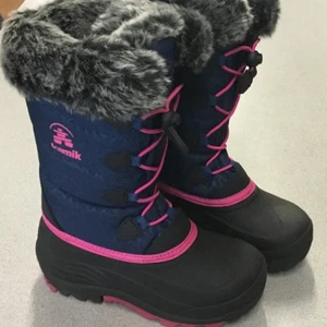 Kamik Snowgypsy Girls' Waterproof Winter Snow Boots Size 1 NWOB #1 - Picture 1 of 3