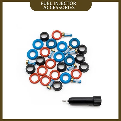 Juego de 8 sellos de reparación de inyector de combustible para Cadillac Escalade Esv Ext FJ10062 FJ315 Foto 1 de 4