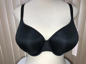 Birdsong Underwire T Shirt Bra 40DD Molded Cups Lily Comfort Black A10039 - Picture 1 of 10