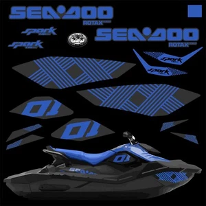 SEADOO SPARK TRIXX / Replica Of The Originals / Set Decal / Stickers - Picture 1 of 4