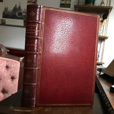 1903 Studies in Contemporary Biography - James Bryce - Red Morocco Leather - Image 1 of 4