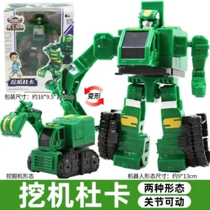 Hello Carbot DUKE Transforming Robot Car Toy 13cm Power Shovel Artist Figure - Picture 1 of 3