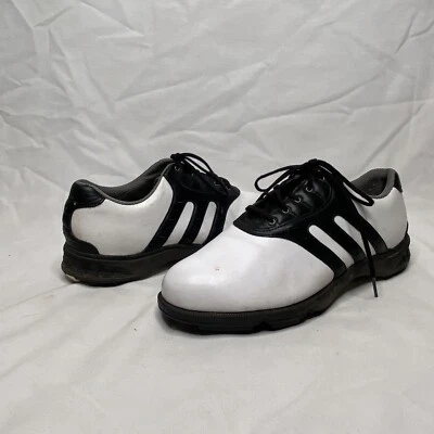 Zapatos de golf Adidas Z-Traxion para hombre talla 8 blancos negros botines AdiPRENE cómodos usados en excelente estado Foto 1 de 4