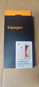 New/Open Box Spigen Liquid Crystal Clear 2 Case for Apple iPhone 8, iPhone 7 - Picture 1 of 5