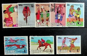 ZAIRE SC 1182-89 NH AUSGABE 1985 - OLYMPIADE - Bild 1 von 1