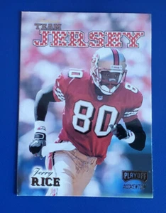 98 PLAYOFF MOMENTUM TEAM RED THREADS (RETAIL) #R21 JERRY RICE @@ RARE @@ - Picture 1 of 2