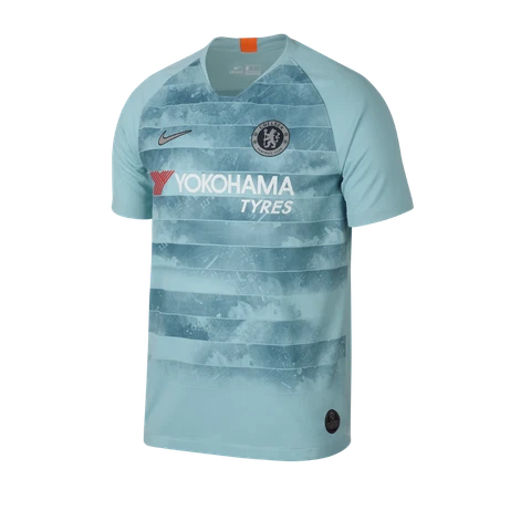 Nike Chelsea FC 18/19 Third Jersey Ocean Bliss Metallic Silver 919007-453 Mens S Cover