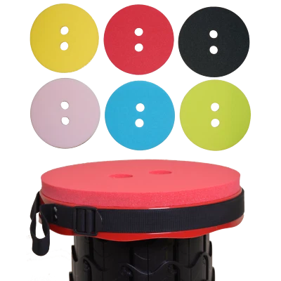 KISSEN SITZKISSEN für Klapphocker Sitzhocker Stuhl, bequemer - einfach aufkleben - Bild 1 von 4