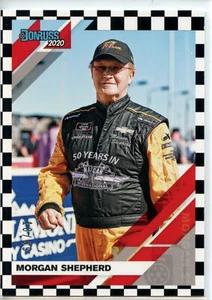 2020 Donruss CHECKERED FLAG Black Numbers Parallel #70 Morgan Shepherd #18/89 - Picture 1 of 2