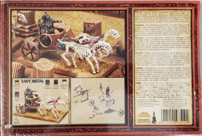Warhammer TOW Tomb Kings of Khemri Tomb King on Chariot NEW BOX - Image 1 of 2