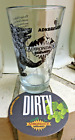 Adirondack Brewery Black Bear Unleash Pint  Beer Glass + Coaster Lake George NY