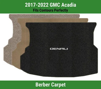 Lloyd Berber Cargo Carpet Mat for '17-22 GMC Acadia w/Silver on Black Denali 5 - Image 1 of 4