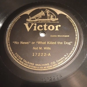 Nat M. Wills/Tom McNaughton – "No News," Or "What Killed The Dog"/The Three 1914 - Imagen 1 de 8