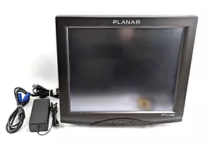 Planar 17" PT1710MX-BK Touchscreen LCD VGA D-sub Monitor with Built-in Speakers - Picture 1 of 10