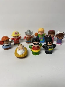 Mattel Fisher Price Little People Figures Lot Of 9 - Picture 1 of 4