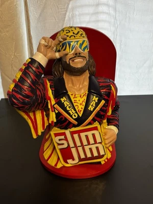 Macho Man Randy Savage 2021 Collector Series Slim Jim Display Holder - Image 1 of 4
