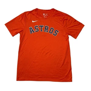Houston Astros Nike MLB Mens Size M Shirt Baseball Fan Activewear Gym Running - Picture 1 of 8