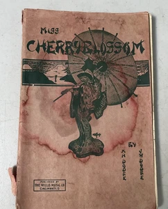 Libro de comedia musical Miss Cherryblossom-A Maid of Tokyo, letra y obertura musical - Imagen 1 de 13