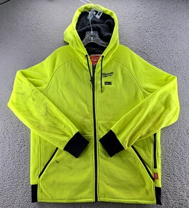 Milwaukee Tool M12 Heated Gear Hoodie Mens Large Neon High Vis Work NO BATTERY - Picture 1 of 18