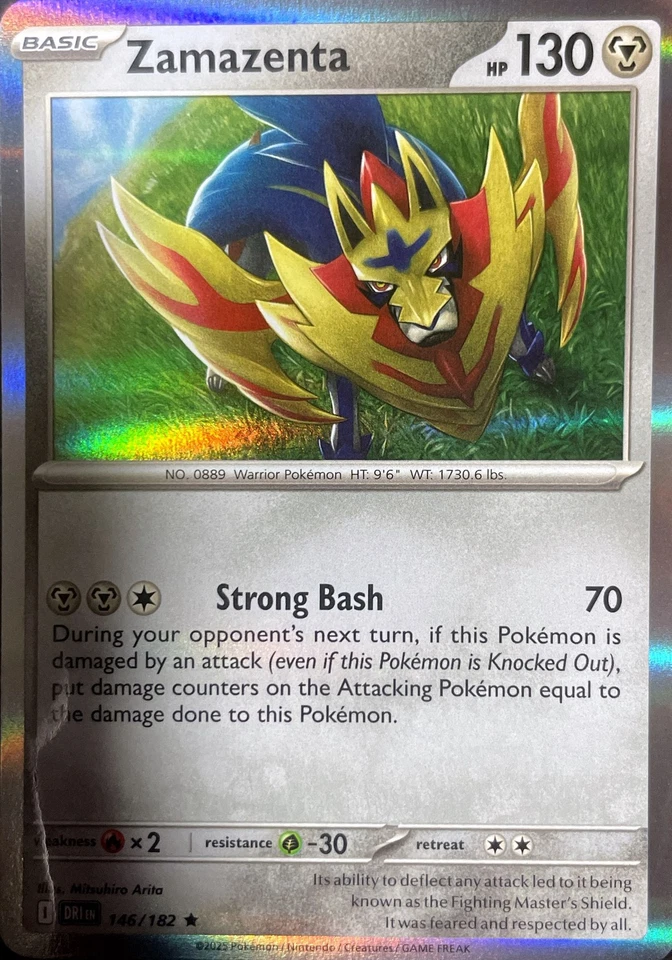 Zamazenta - Rare SV10: Destined Rivals 146/182 NM - Image 1 of 1