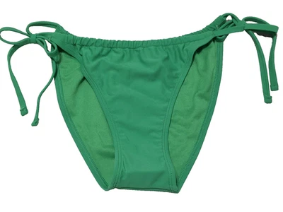 Wild Fable Size M 8-10 Green Low Rise High Leg Cheeky Adjustable Side-Tie Bottom - Image 1 of 4