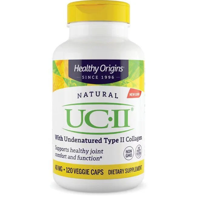 Healthy Origins Natural Uc-ii With Undenatured Type II Collagen 40 MG 120 Veggie Caps