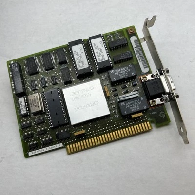 IBM ISA 8-BIT TOKEN RING 9-PIN NETWORK CARD 92F4555B 110 39F7346 Circa 1990 - Image 1 of 4
